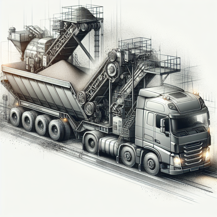 Przewóz materiałów sypkich - najlepsze praktyki i technologie