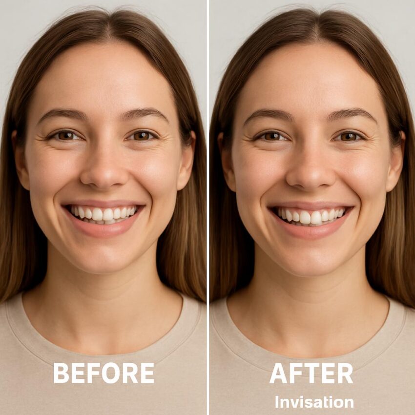 Jak zmienia się uśmiech w trakcie leczenia Invisalign miesiąc po miesiącu?